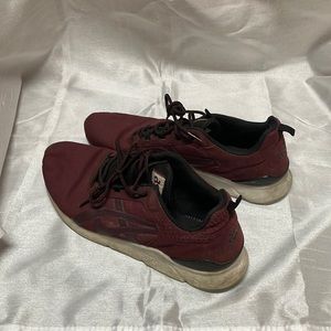 ASICS red sneaker not new to tag